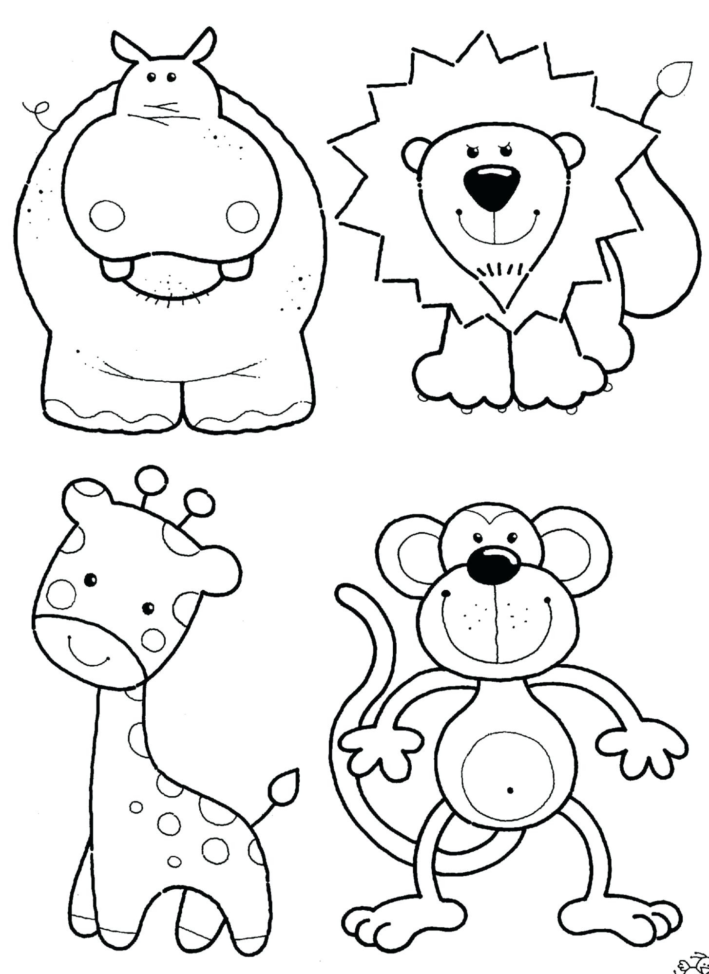 Zoo Animals Worksheets for Preschool