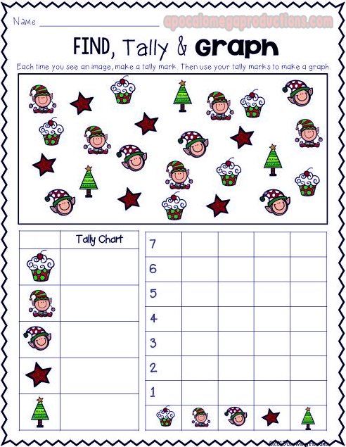 Winter Graph Worksheet For Kids