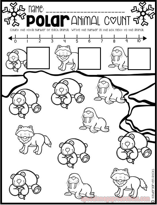 Winter Graph Worksheet For Kids